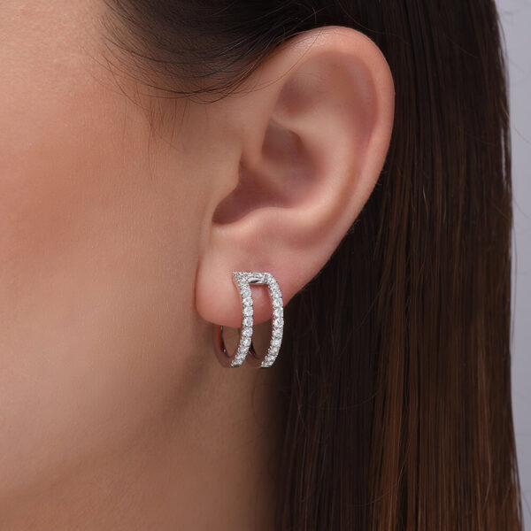 Tasarım Halka Pırlanta ve Altın Küpe