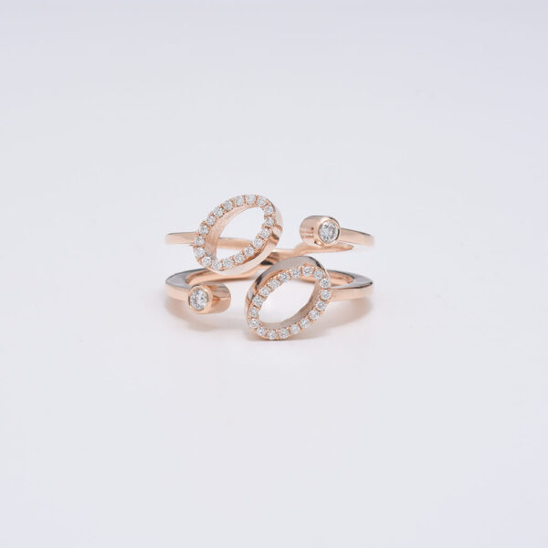 Tasarım pırlanta ve altın yüzük