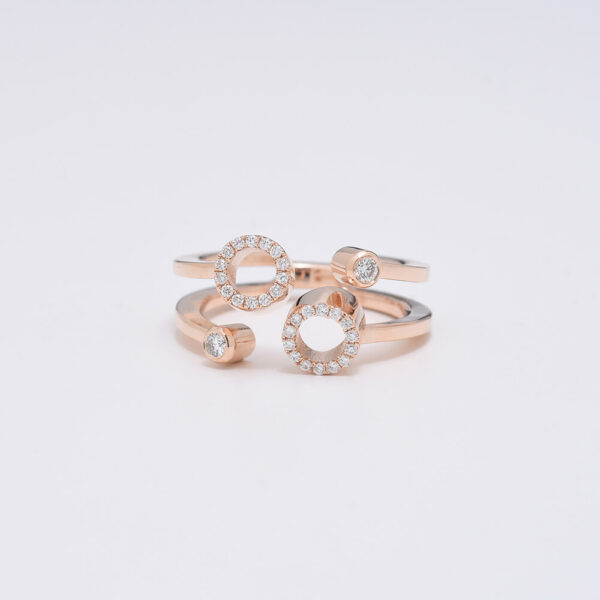 Tasarım pırlanta ve altın yüzük