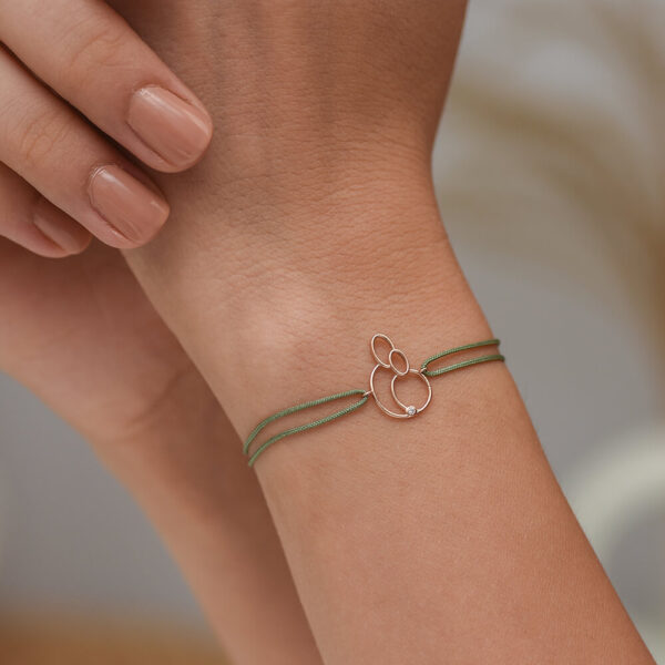 Sen & Ben Pırlanta ve Altın İp Bileklik