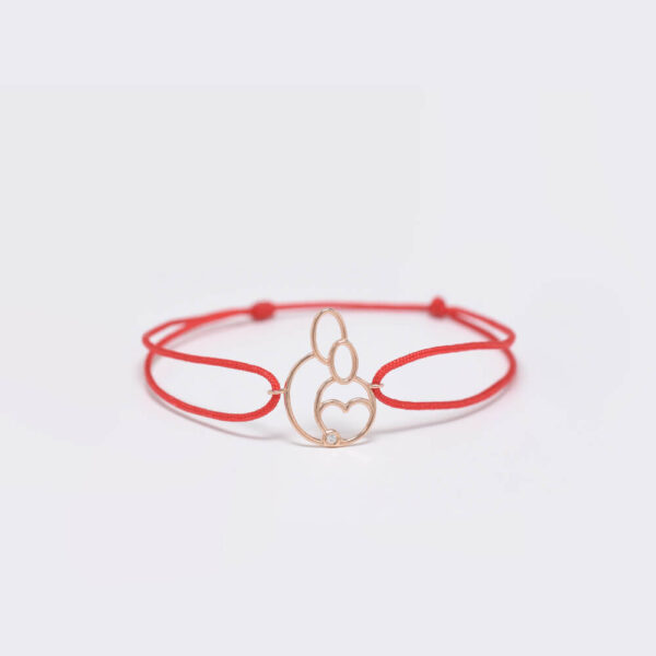 Sen ve Ben Pırlanta ve Altın ip Bileklik