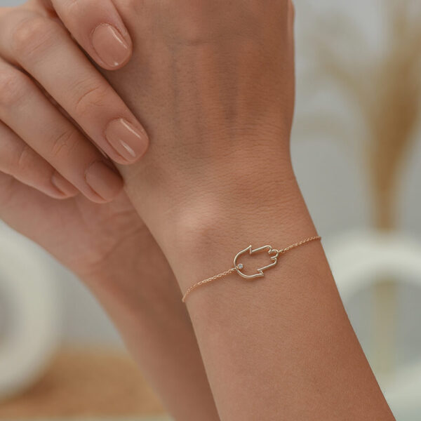 Fatima Eli pırlanta ve altın bileklik