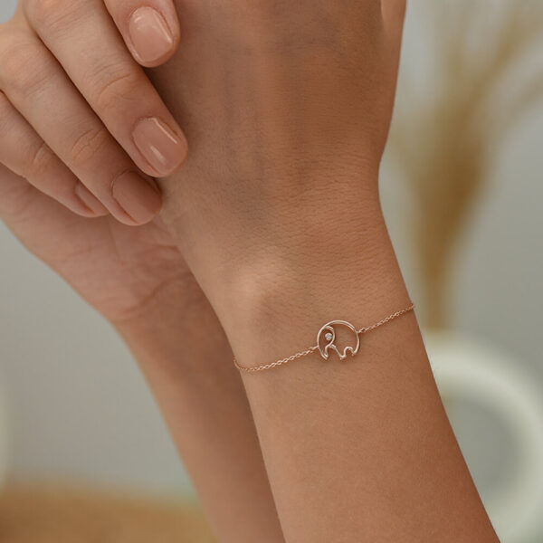 Fil pırlanta ve altın bileklik