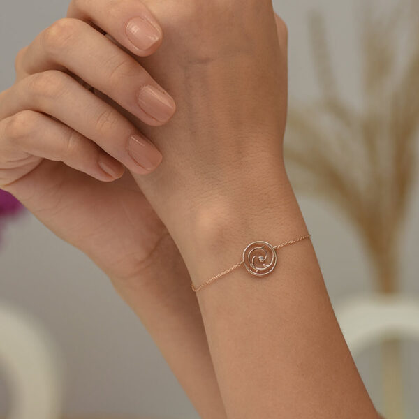 Bir Dilek Tut pırlanta ve altın bileklik