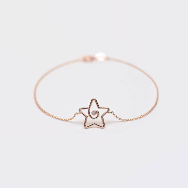 Bir Dilek Tut pırlanta ve altın bileklik