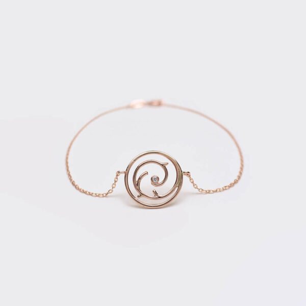 Bir Dilek Tut pırlanta ve altın bileklik