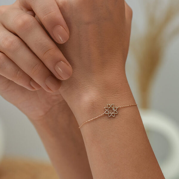 Enerji pırlanta ve altın bileklik