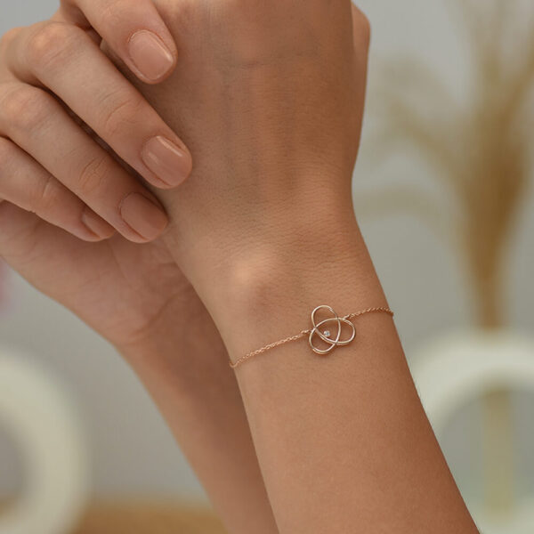 Enerji pırlanta ve altın bileklik