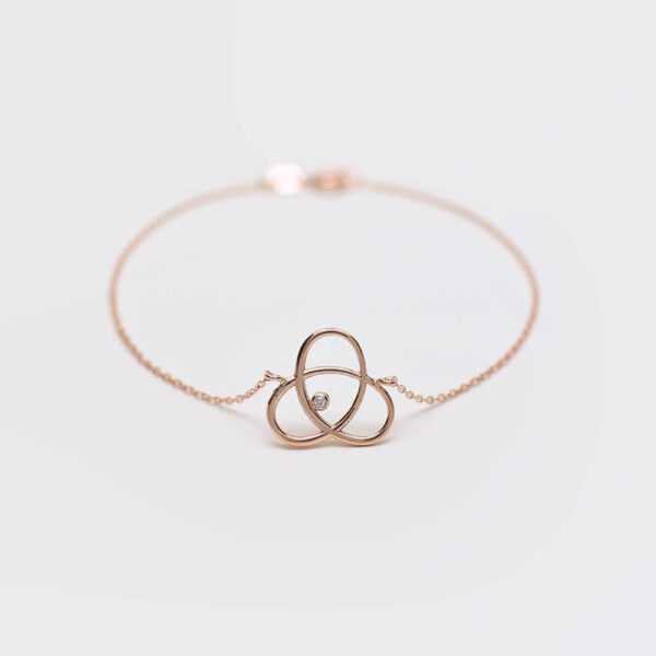 Enerji pırlanta ve altın bileklik