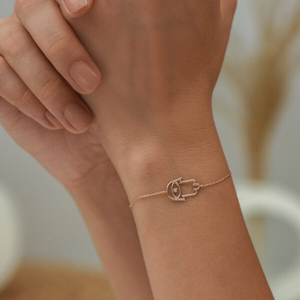 Fatima Eli pırlanta ve altın bileklik