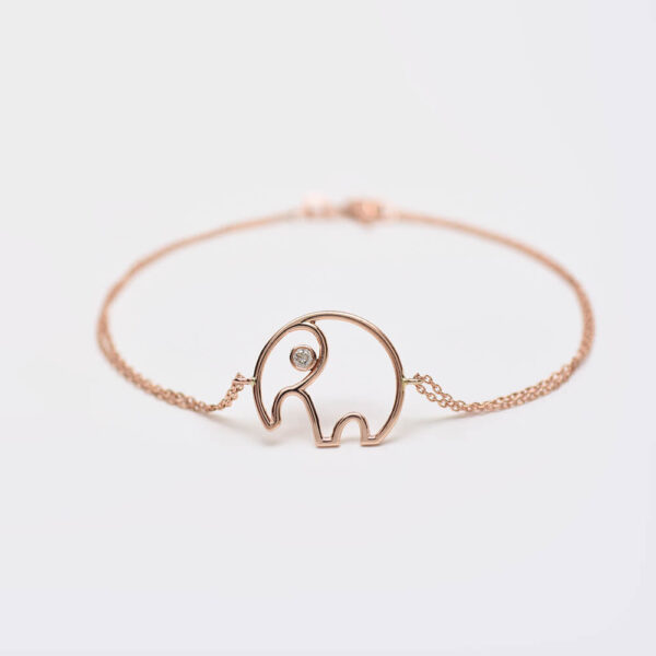 Fil pırlanta ve altın bileklik