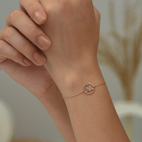 Kutup Yıldızı pırlanta ve altın bileklik