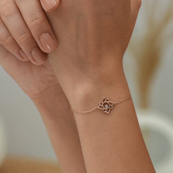 Kutup Yıldızı pırlanta ve altın bileklik