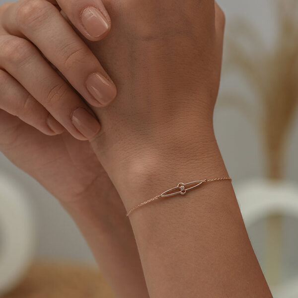 Pırlanta ve altın bileklik