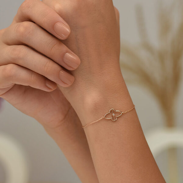 Pırlanta ve altın bileklik