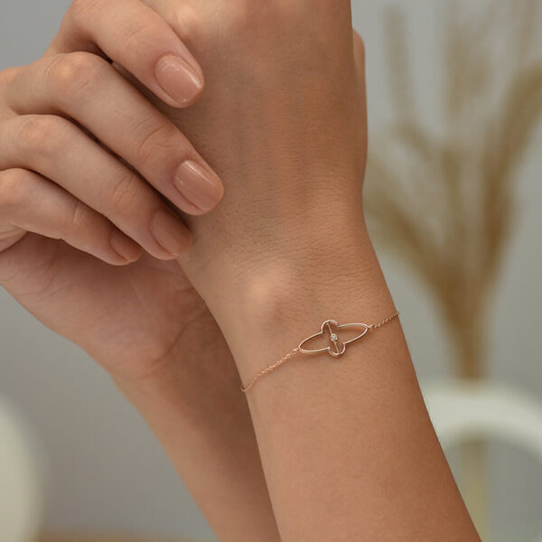 Pırlanta ve altın bileklik