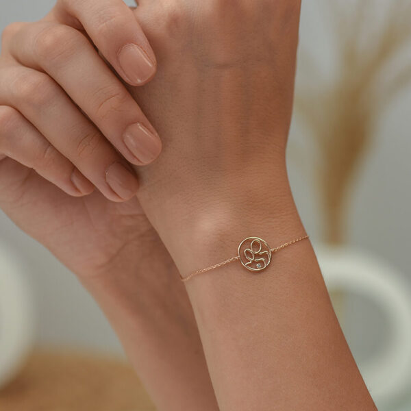 Sen & Ben pırlanta ve altın bileklik