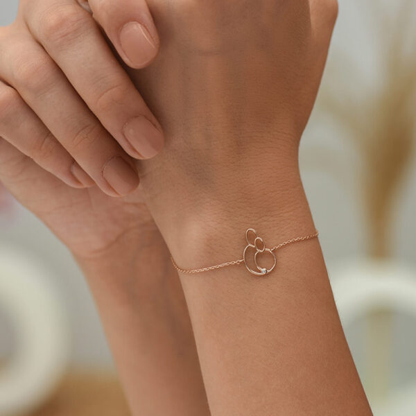 Sen ve Ben pırlanta ve altın bileklik