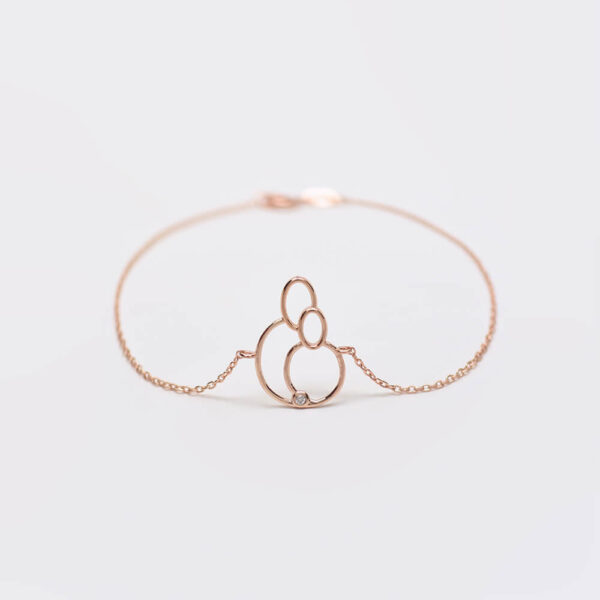 Sen ve Ben pırlanta ve altın bileklik