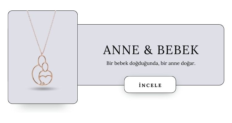 Anne & bebek pırlanta ve altın tasarımlar