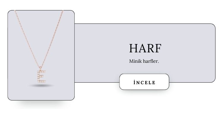 Harf pırlanta ve altın tasarımlar