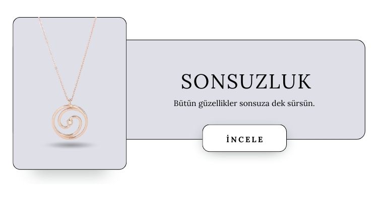 Sonsuzluk pırlanta ve altın tasarımlar