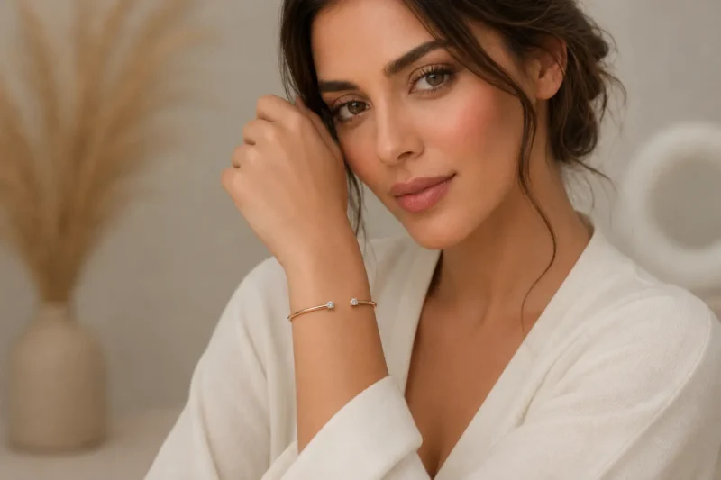 Özel tasarım altın ve pırlanta bilezik modelleri - Mireille Collection Özel tasarım altın ve pırlanta bilezik modelleri - Mireille Collection