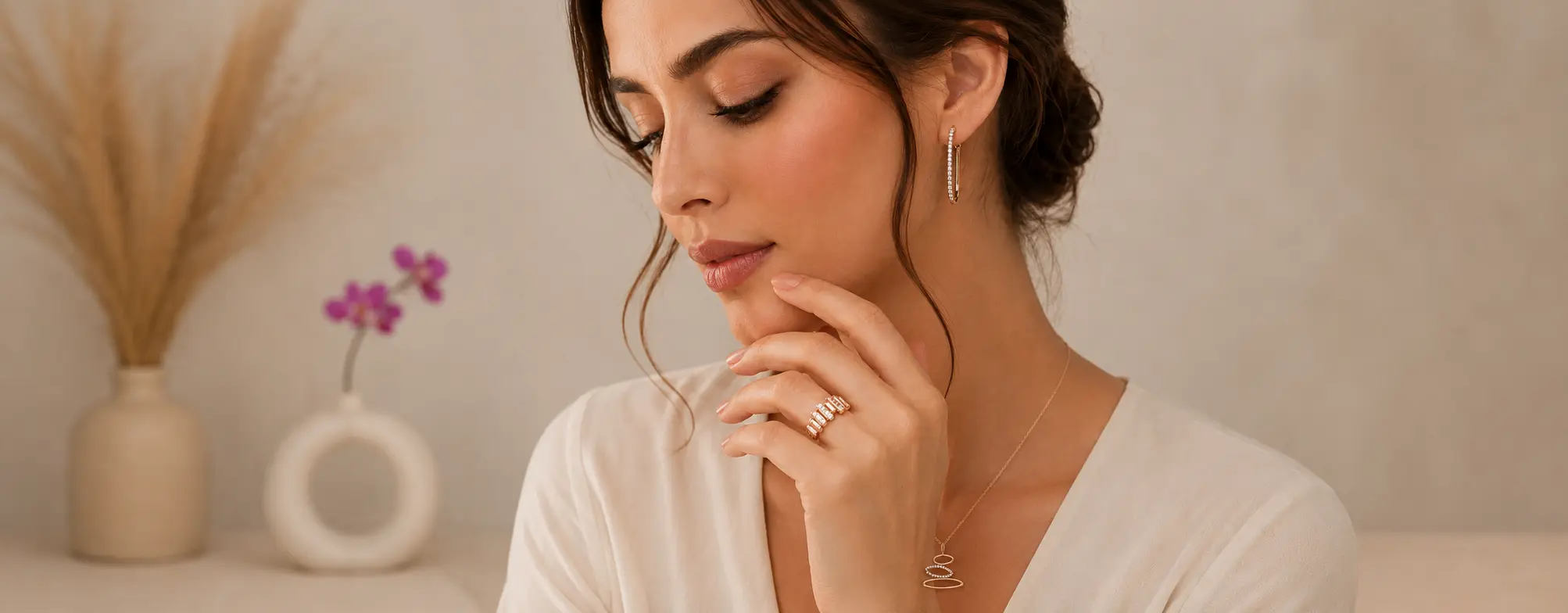 Pırlanta ve Altın Küpeler Mireille Collection pırlanta ve altın küpe koleksiyonu